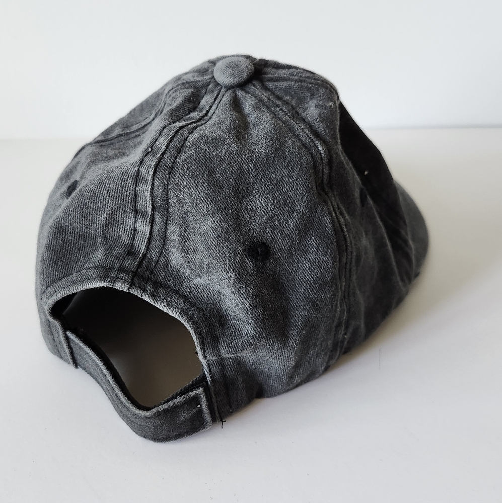 Washed Denim Baseball Cap - Picture 2 of 2
